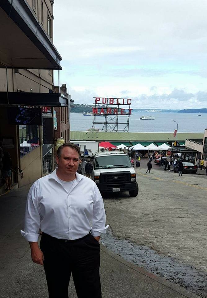 Pike Place Market, Seattle. The fish guys did not disappoint.